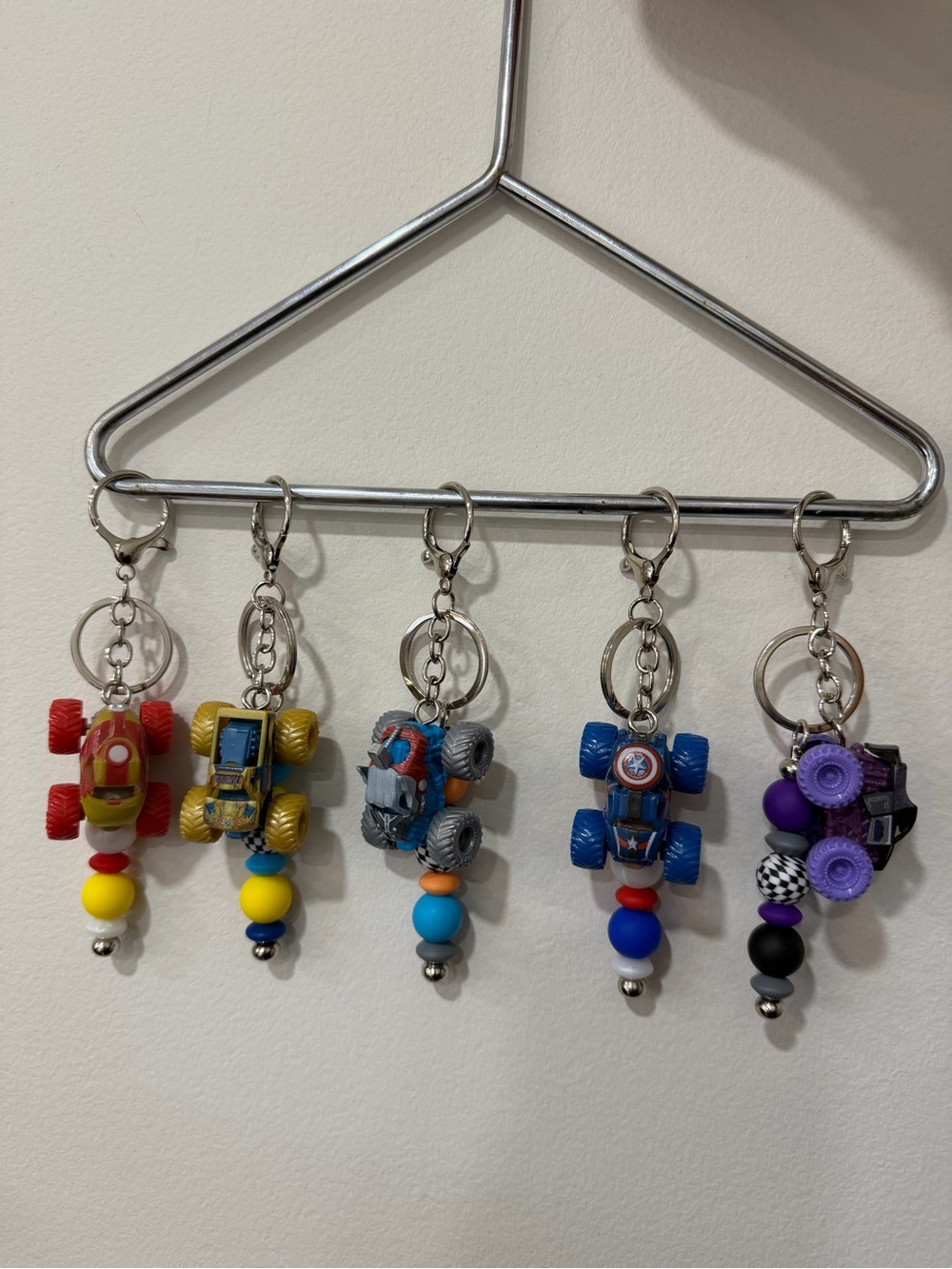 Marvel Mini Monster Jam Keychain